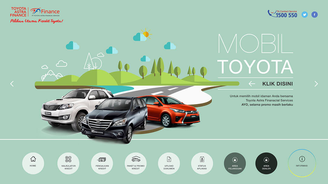 toyota astra finance pilih mobil