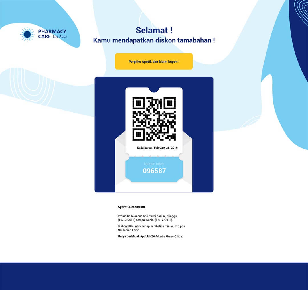 pharmacycare notif email scan kupon