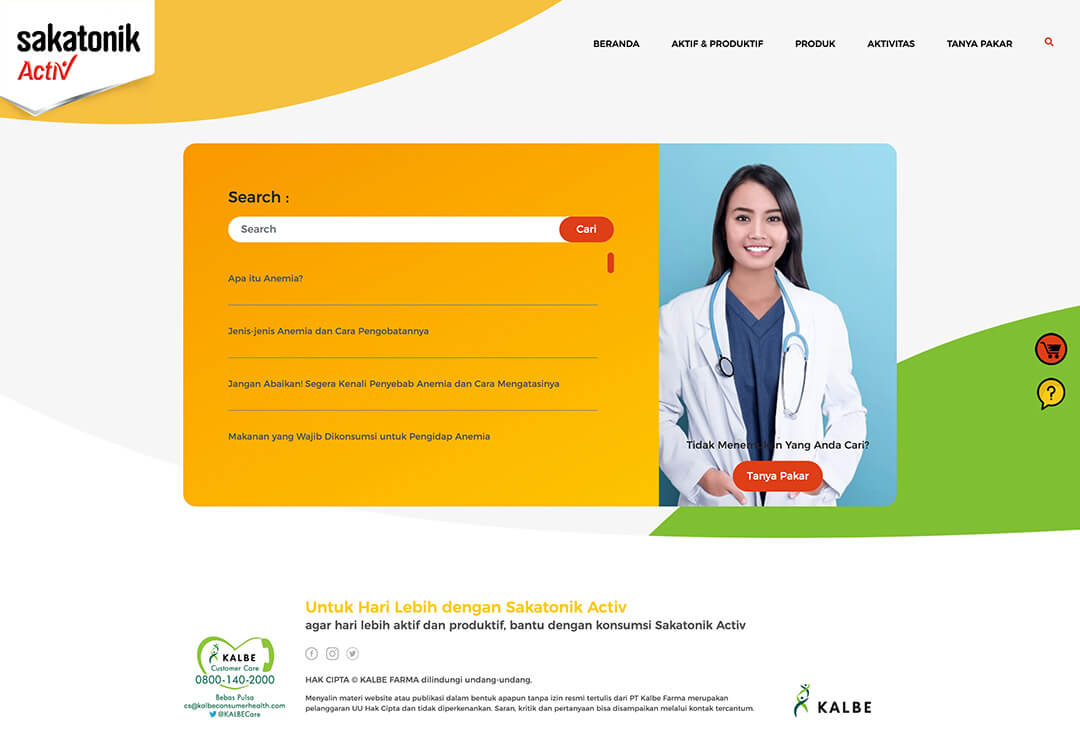 sakatonik activ search