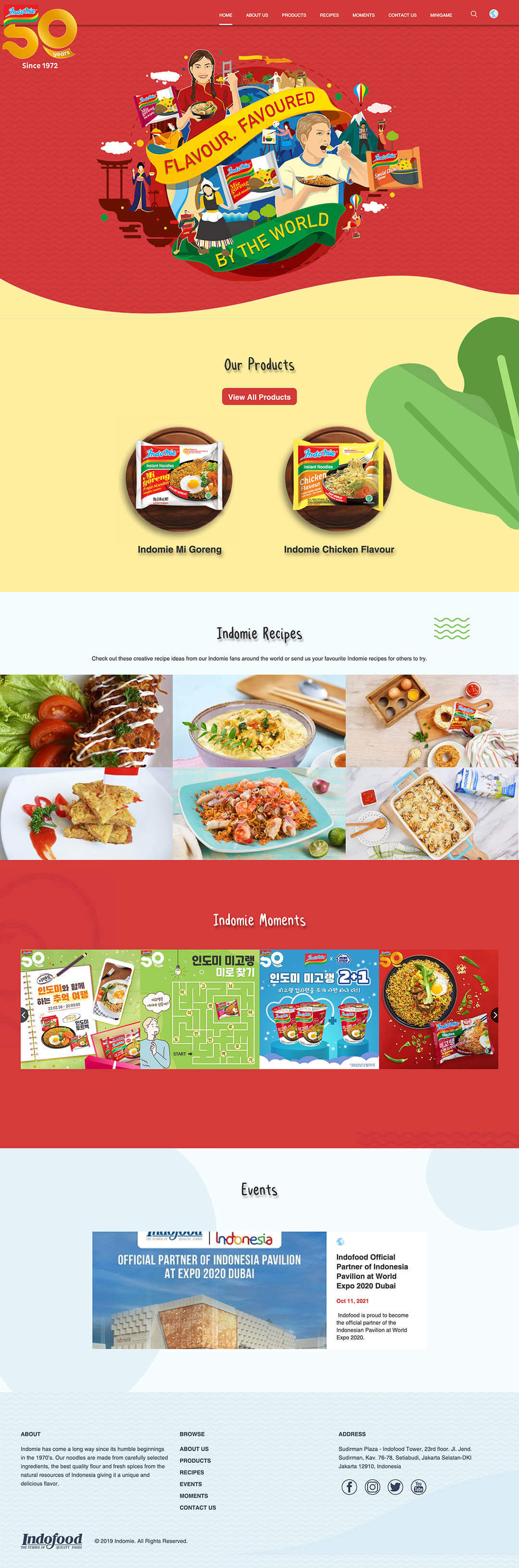 indomie homepage