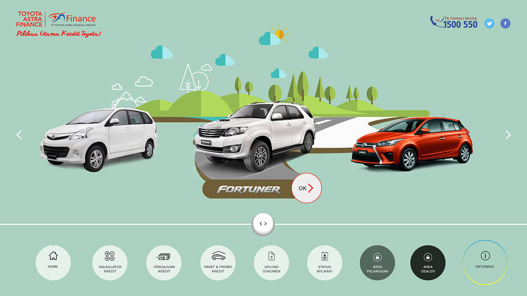 toyota astra finance pilih mobil list
