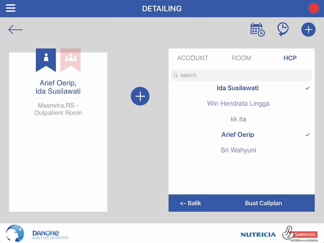 danone prime callplan