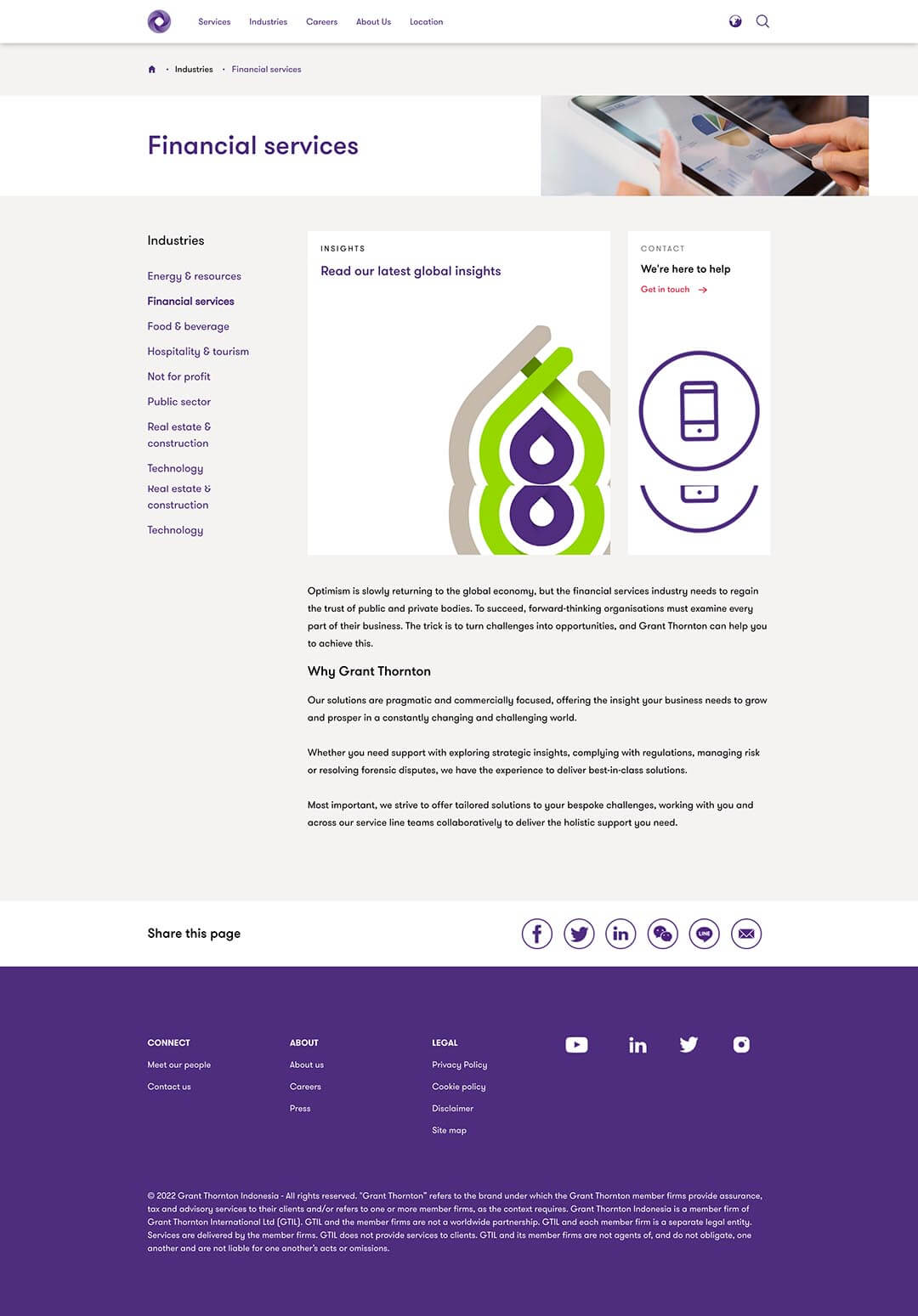 grantthornton industry financial services