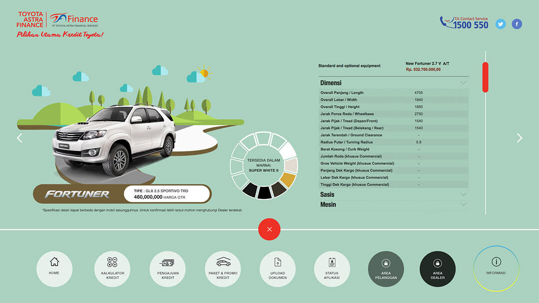 toyota astra finance pilih mobil detail