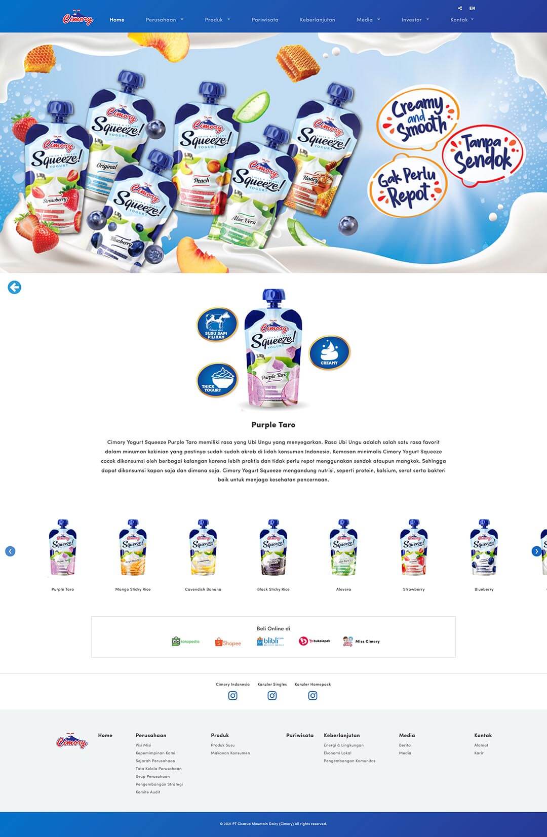 cimory product detail