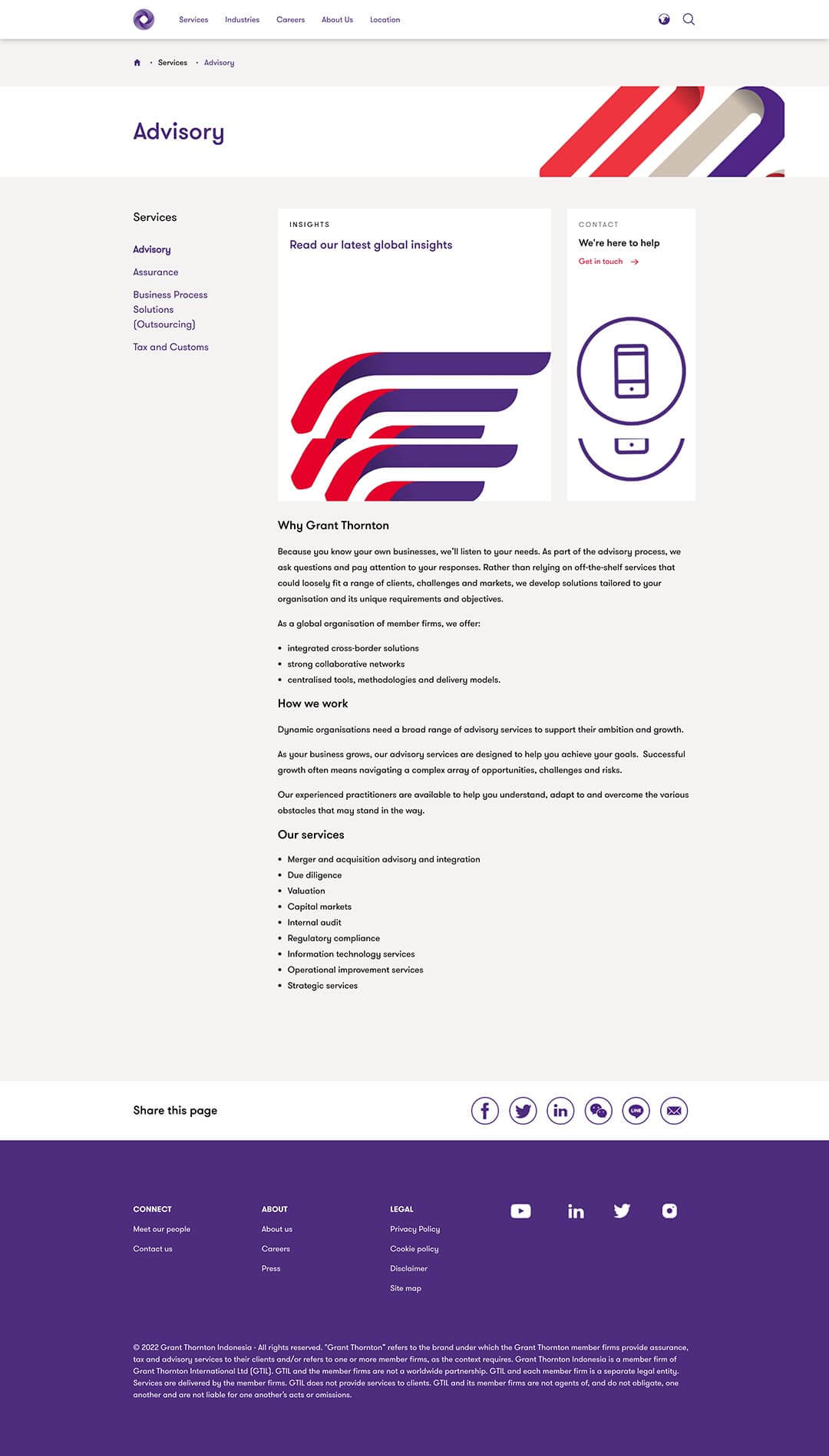 grantthornton service advisory