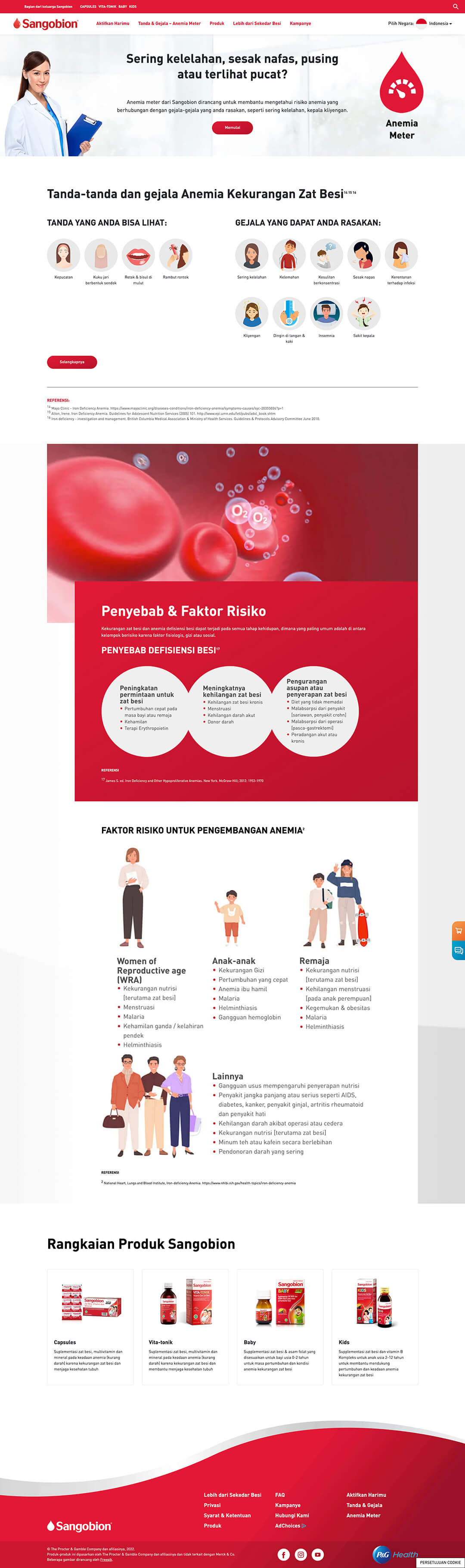 sangobion tanda dan gejala