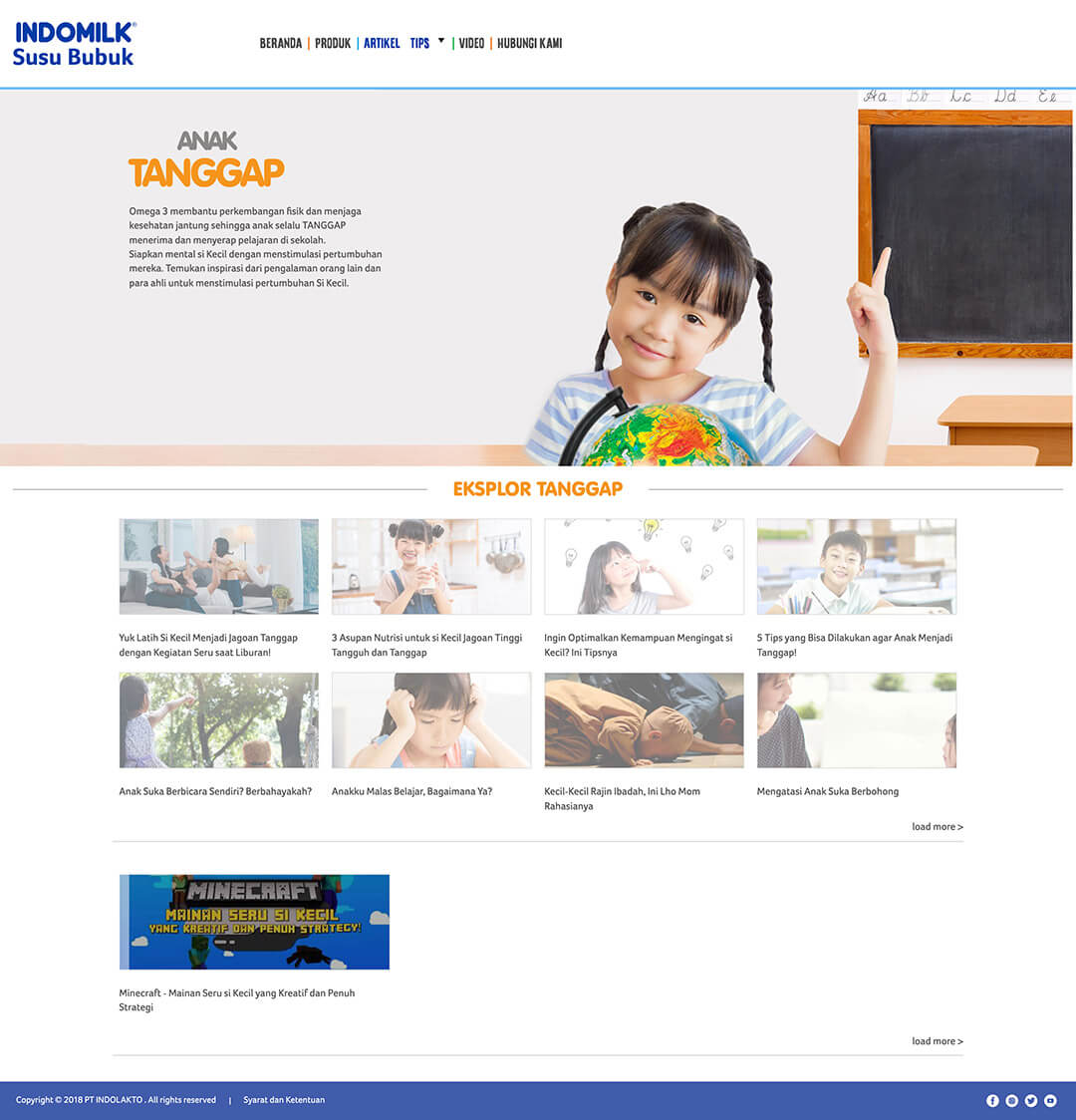 tinggitangguhtanggap kategori 5 anak tanggap