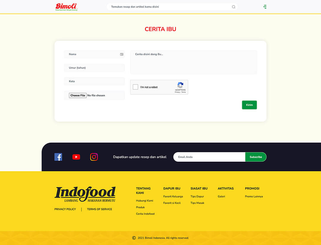 bimoli kirim cerita ibu