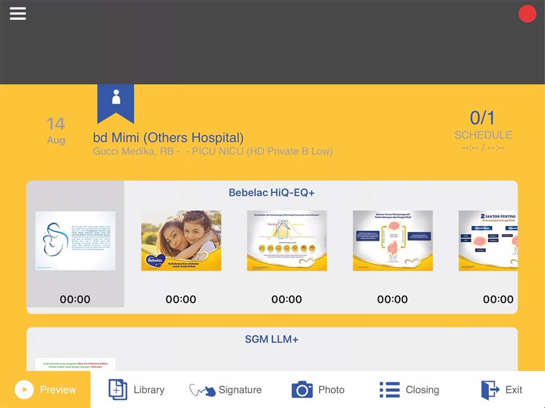 danone prime callplan produk