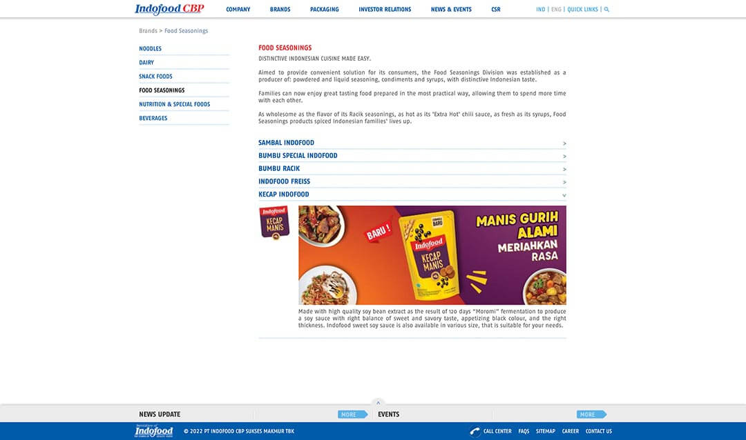 indofoodcbp brand food seasonings