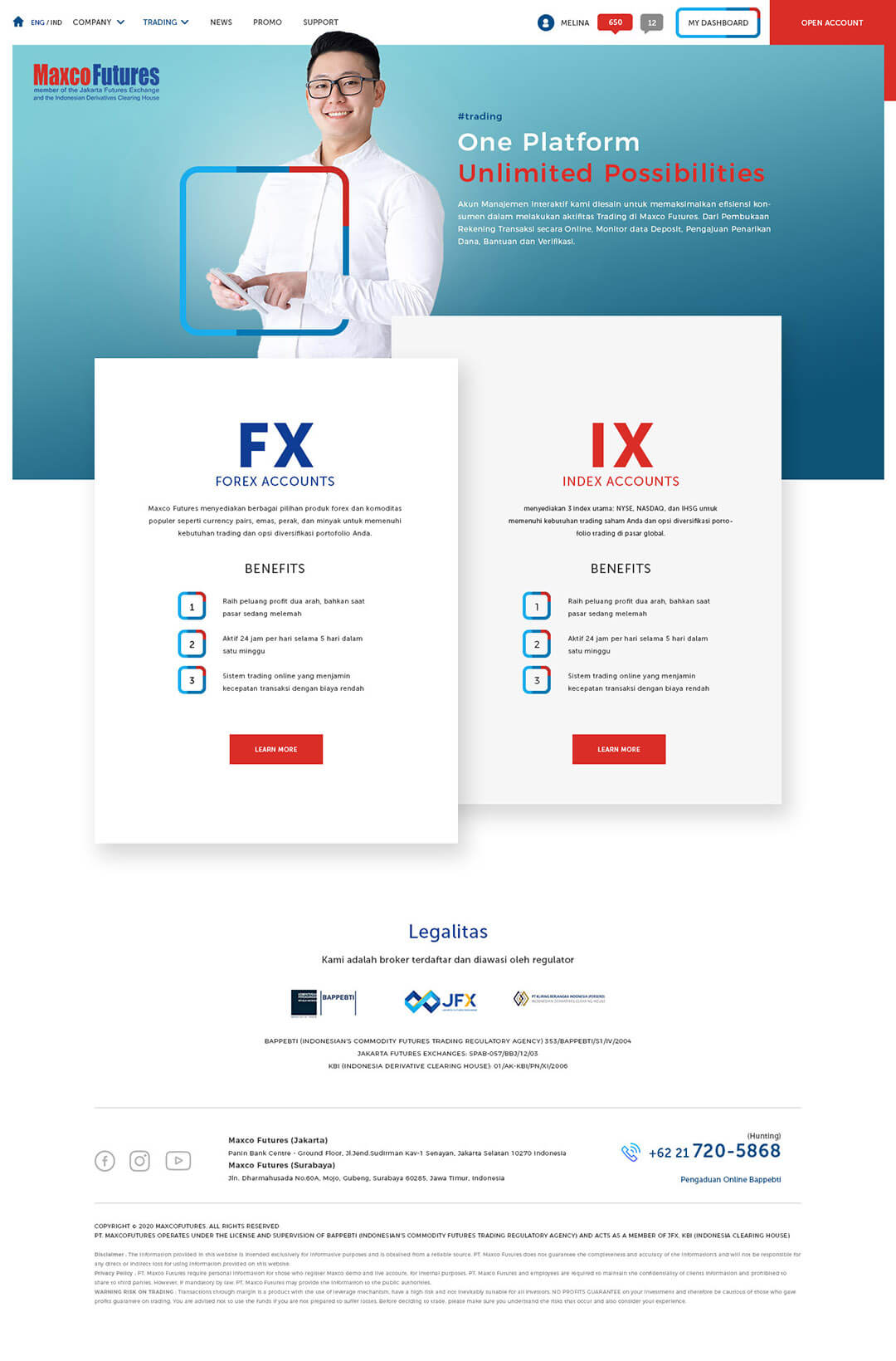 maxcofutures trading products