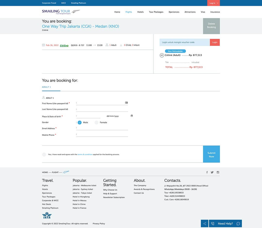 smailingtour flight book