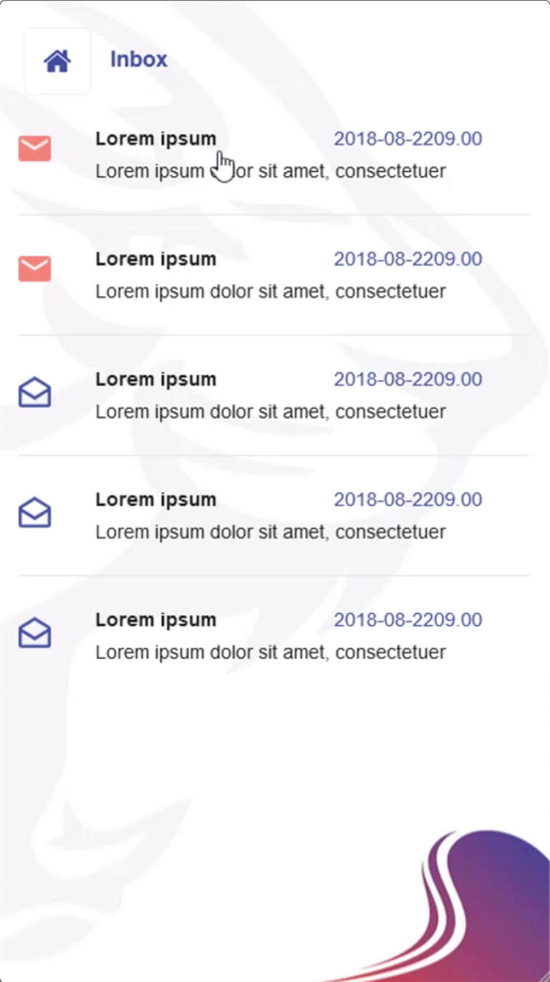 tiger inbox notification