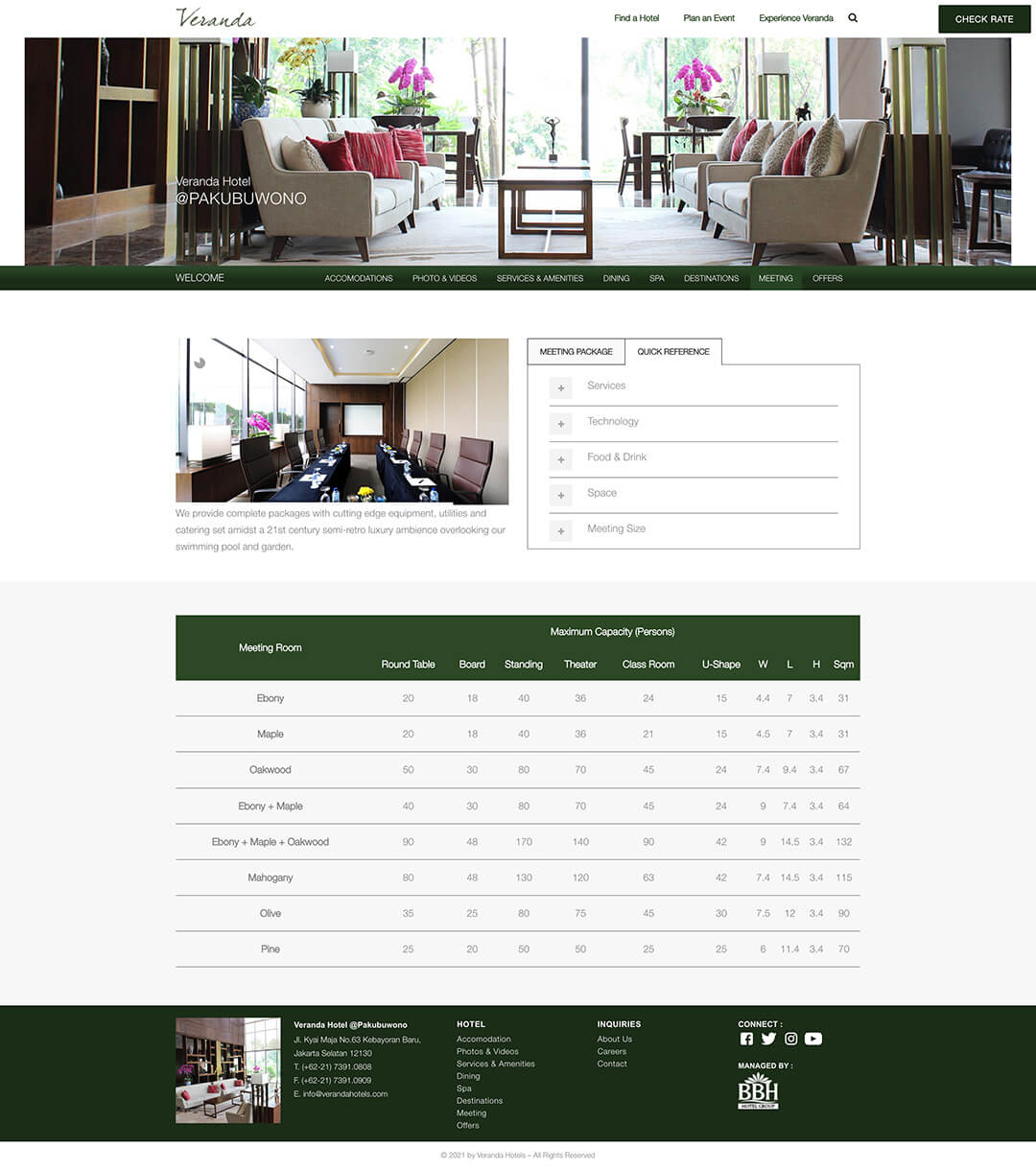 verandahotels pakubuwono meeting