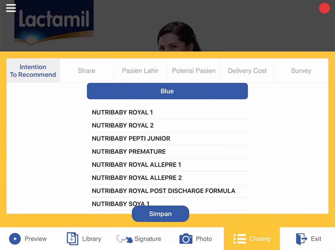 danone prime edetailing