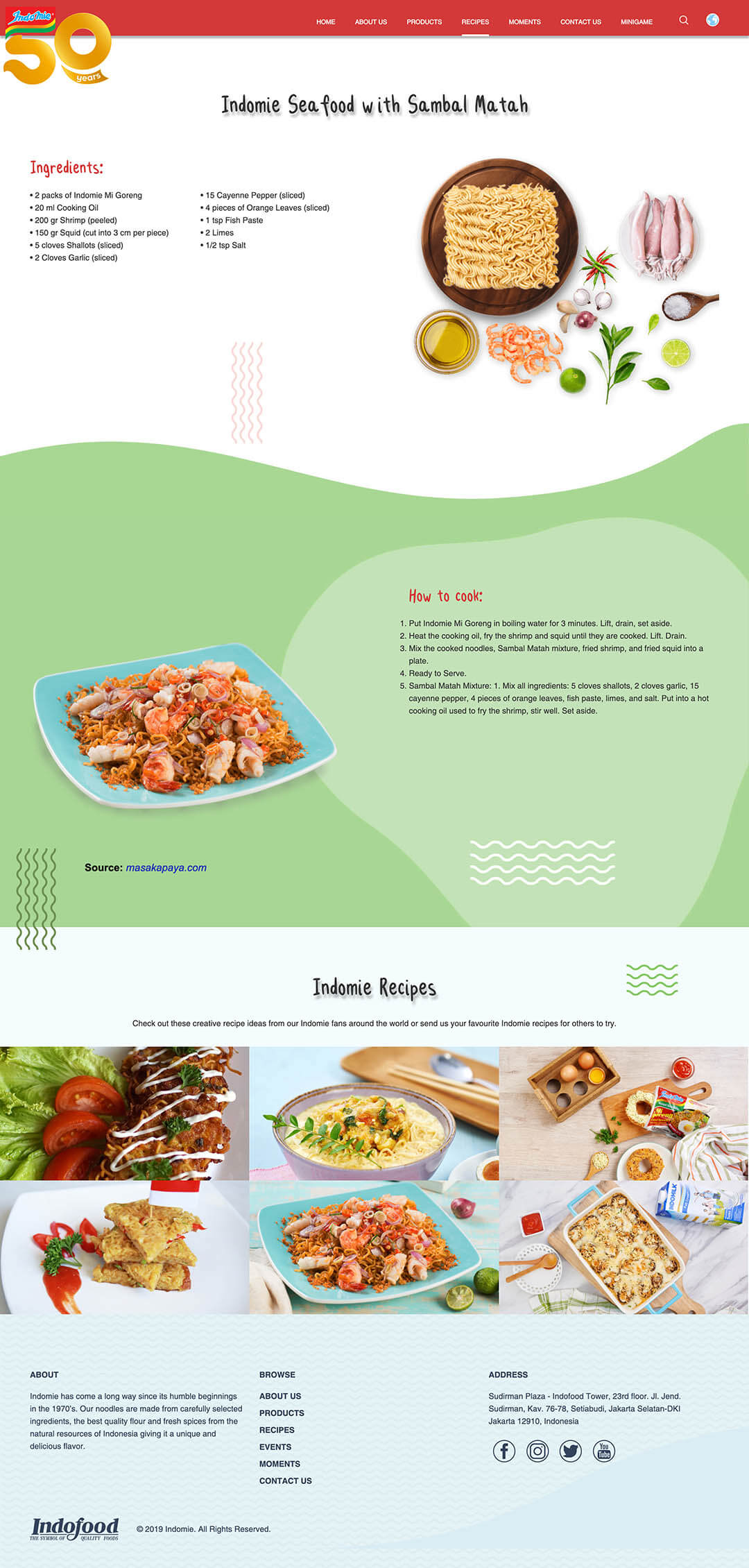 indomie recipe indomie seafood with sambal matah