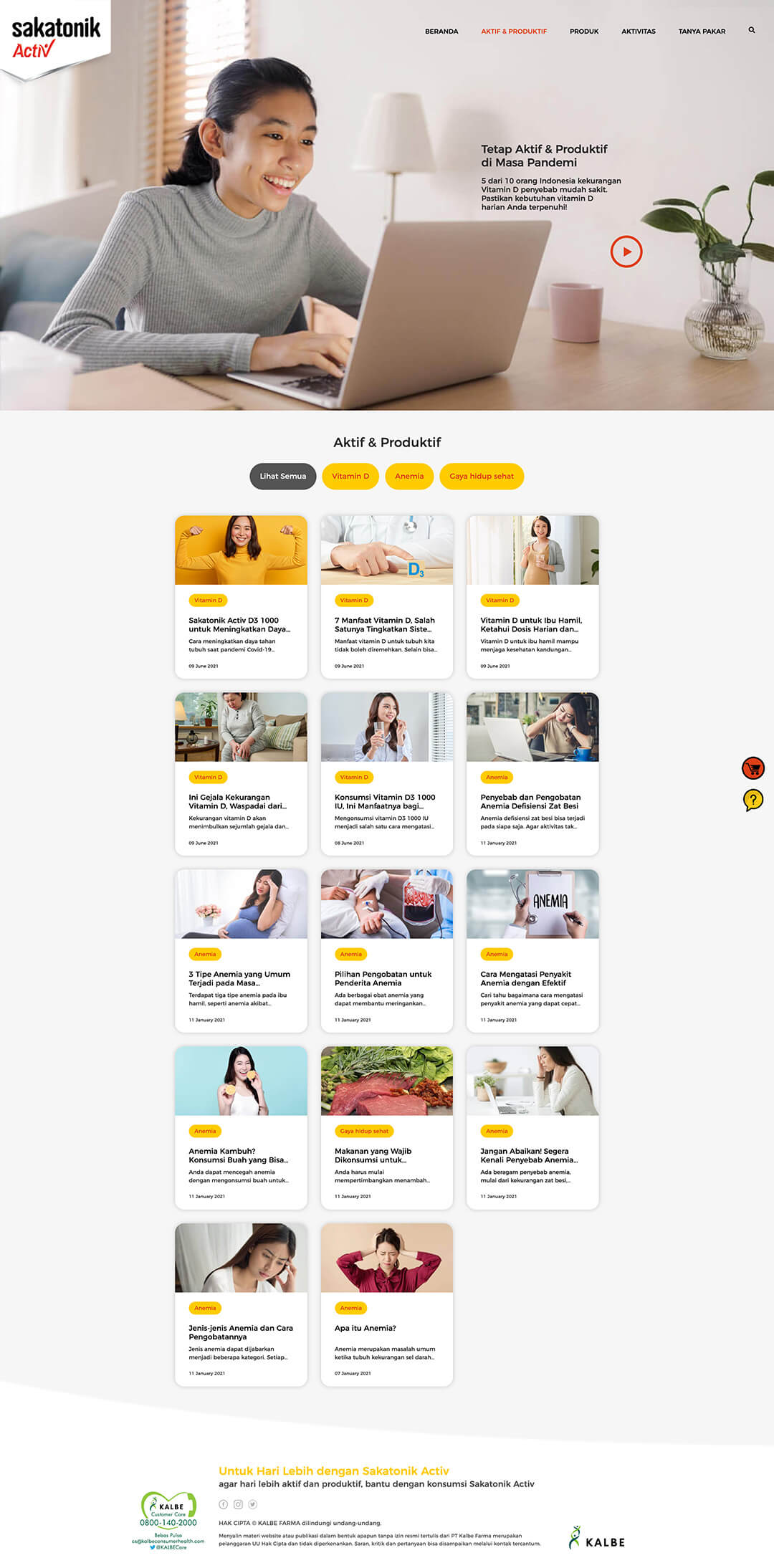 sakatonik activ aktif