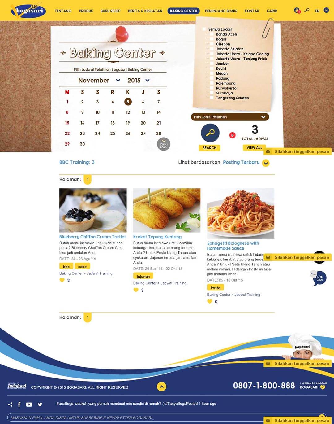 bogasari old bakingcenter