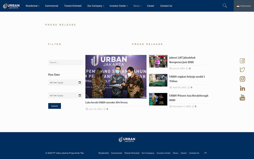 urbanjakarta news press release